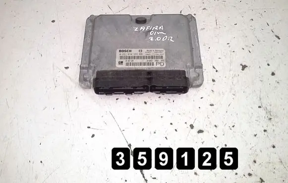 Opel Zafira A Engine control unit/module 0281010268