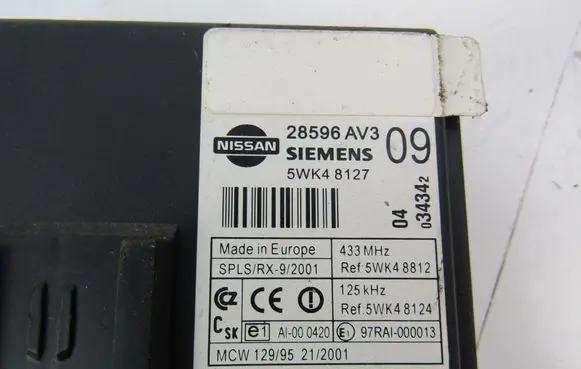 Nissan Primera Central body control module 28596AV309