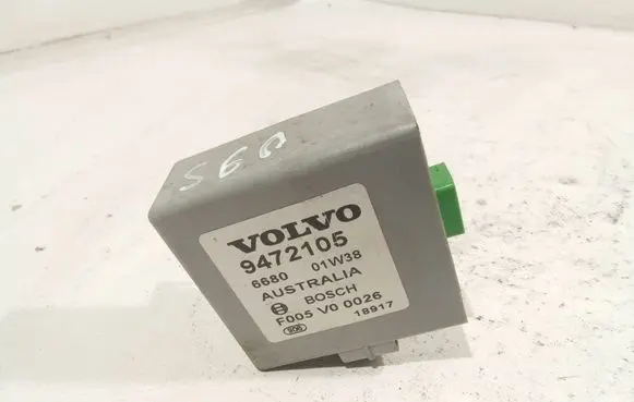 Volvo S60 Alarm control unit/module 9472105 01W38 F005V00026