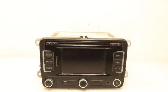 Volkswagen Touran I Radio/GPS head unit trim 3C0035279