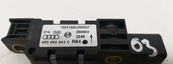 Audi A6 S6 C5 4B Airbag deployment crash/impact sensor 4B0959643C 250403