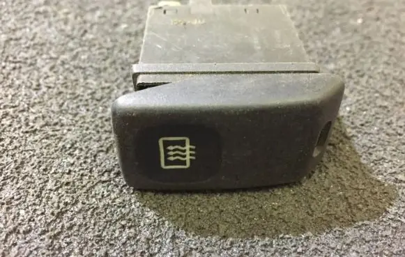 Volkswagen Jetta II Windscreen/window heater switch 191959621B