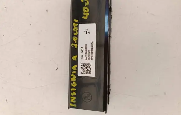 Opel Insignia A Air conditioning/heating control unit 13595718 544969533 3230100000000X
