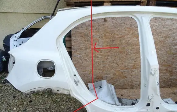 Fiat 500X Rear quarter panel 