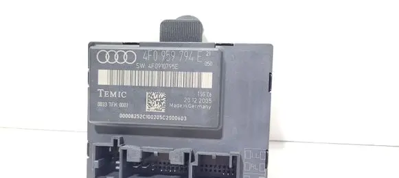 Audi A6 S6 C6 4F Door control unit/module 4F0959794E
