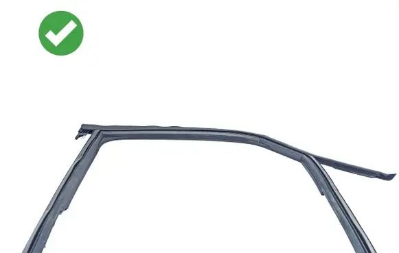Audi A1 Rubber seal rear door window/glass 82G839439 LH182G89439