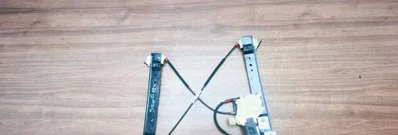 Ford S-MAX Rear door window regulator with motor 6M212700CBL0507 0130822287