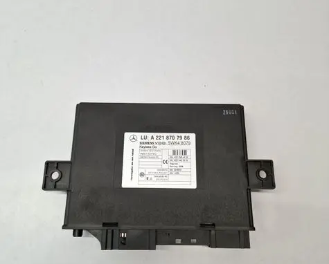 Mercedes-Benz S W221 Keyless (KESSY) go control unit/module A2218707986