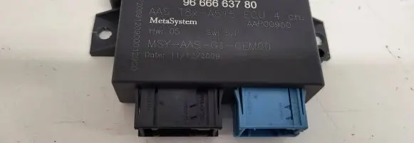 Peugeot 5008 Parking PDC control unit/module 9666663780 AAP00950 8XA515ECUU