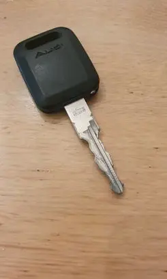 Audi 100 200 5000 C3 Ignition key/card 
