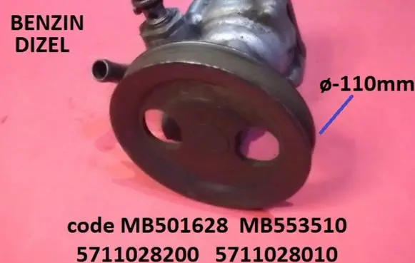Hyundai Accent Power steering pump MB501628 MB553510