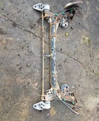 Rear axle beam
