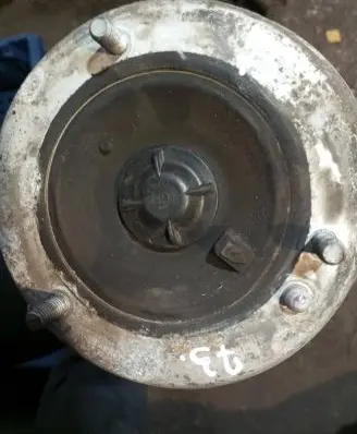 Front shock absorber with coil spring