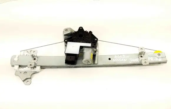 Front door window regulator with motor