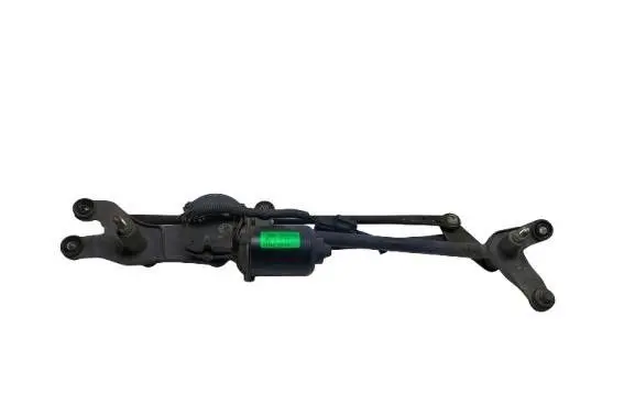 Front wiper linkage and motor