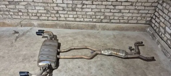 Porsche Cayenne (92A) Muffler/silencer 7P5253211B 7L8118B 7P5253682AR