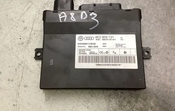 Audi A8 S8 D3 4E Comfort/convenience module 4E0909131 4E0910131 5WK47012