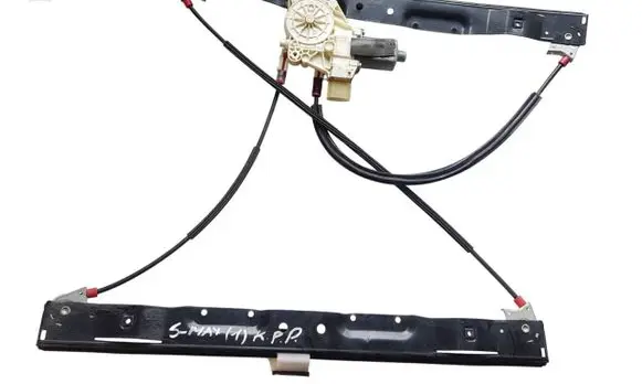 Front door window regulator with motor