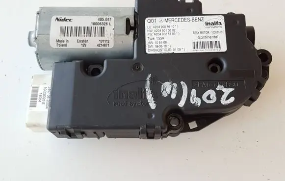 Mercedes-Benz C W204 Sunroof motor/actuator A2049005310 A2049025503 A2049010602