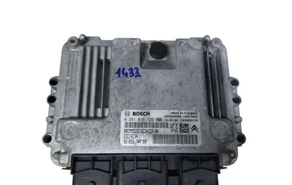 Citroen C4 I Picasso Engine control unit/module 9665674480 0281014729