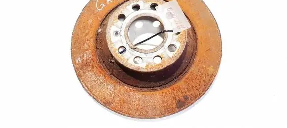 Audi A6 S6 C6 4F Rear brake disc neventiliuojamas