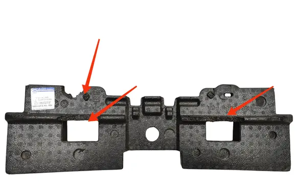 Dodge Durango Front bumper foam support bar 68533296AA