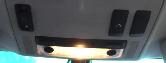 BMW M5 Headlining lighting console trim 