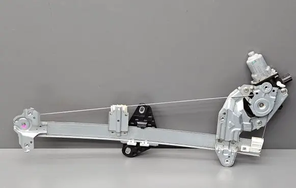Front door window regulator with motor