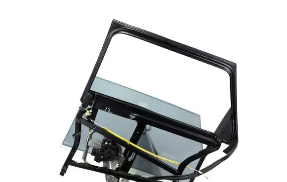 Audi A6 S6 C5 4B Rear door window/glass frame 4B0839398B 1028570201 43R00081