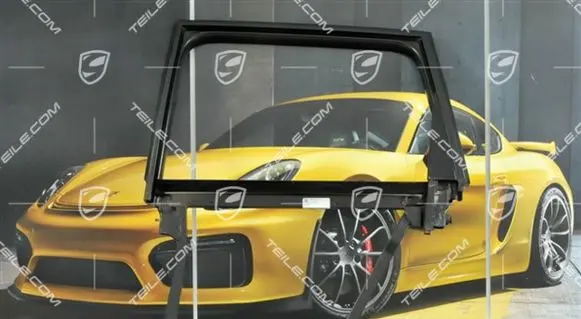Porsche Cayenne (9PA) Rear door window/glass frame 95553335307