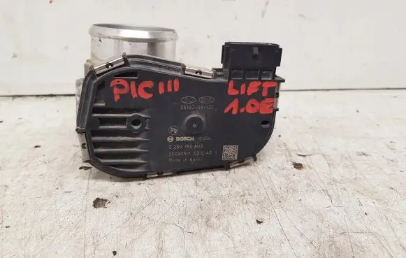 Throttle body valve