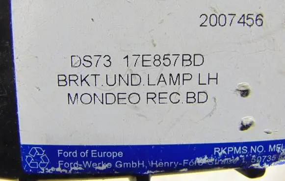 Ford Mondeo MK V Headlight/headlamp mounting bracket DS7317E857BD