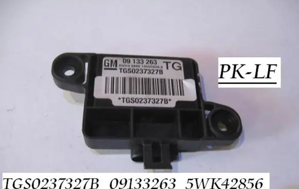 Opel Zafira A Airbag deployment crash/impact sensor TGS0237327B 09133263