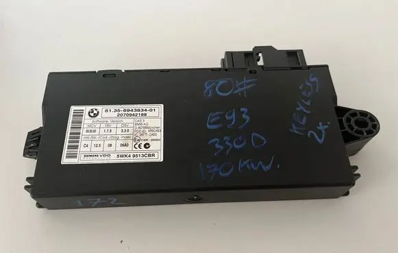 BMW 3 E92 E93 CAS control unit/module 6943834 5WK49513CBR