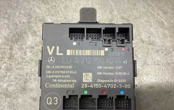 Mercedes-Benz CLS C218 X218 Door control unit/module A2129004014 A2129011605 A2129020906