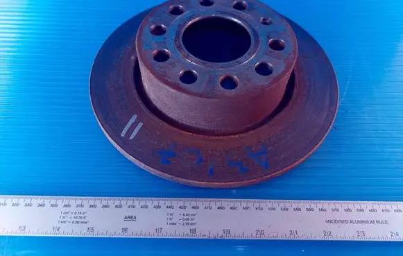 Audi A3 S3 A3 Sportback 8P Rear brake disc