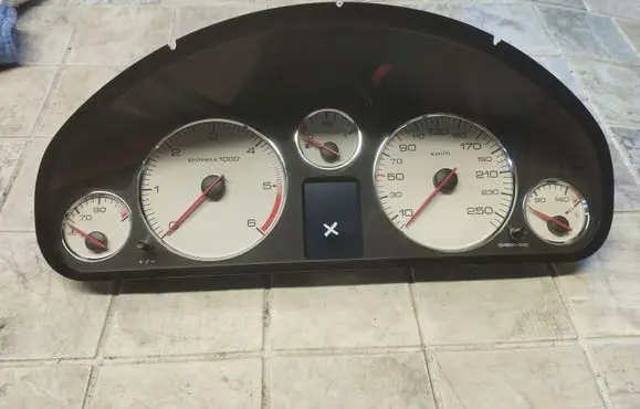 Peugeot 407 Speedometer (instrument cluster) 9658138580 A2C53010609G