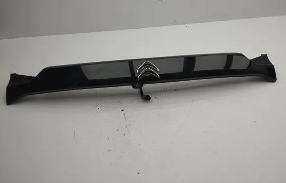 Trunk door license plate light bar