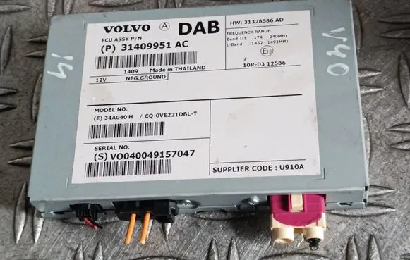 Volvo V40 Antenna control unit 31328586AD 31409951AC V0040049157047