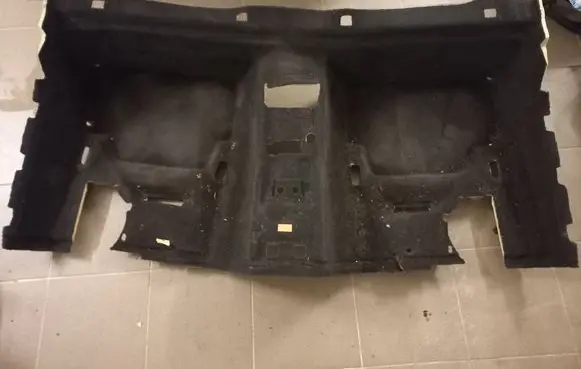BMW 1 E82 E88 Rear floor carpet liner 51477058127 506760
