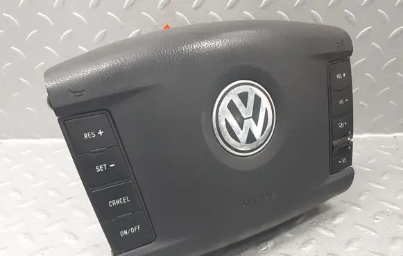 Volkswagen Touareg I Steering wheel airbag 7L6880201DA 3D0880203B 7L6959537E