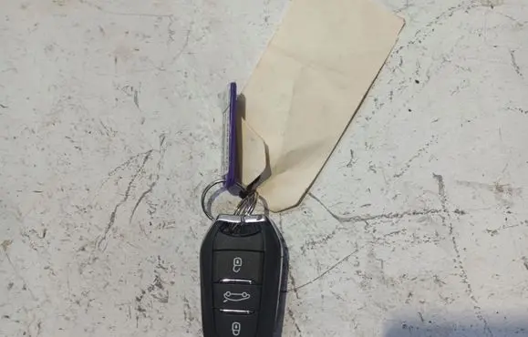 Opel Rekord Olympia Ignition key/card 9840153280