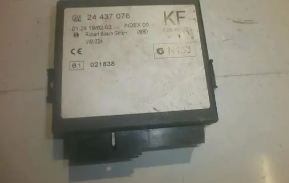 Opel Zafira A Other control units/modules 24437076KF