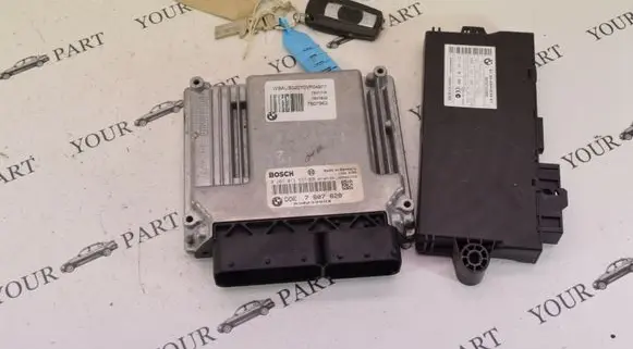 BMW 3 E90 E91 Engine ECU kit and lock set 7807828