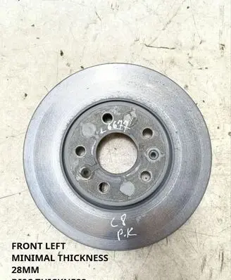 Chevrolet Corvette C8 Front brake disc 