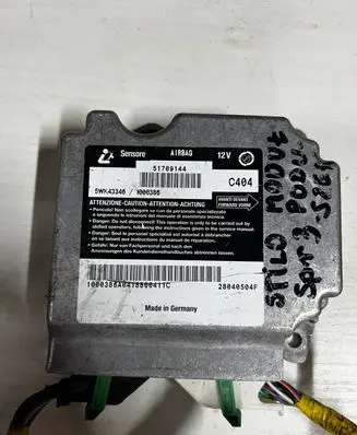 Fiat Stilo Airbag control unit/module 5WK43346 51709144 1000386