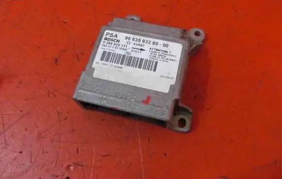 Peugeot 207 CC Airbag control unit/module 9663593280 0285010111