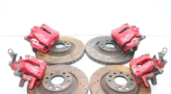 Seat Leon (5F) Brake discs and calipers set 5FA615123B 5FA615124B