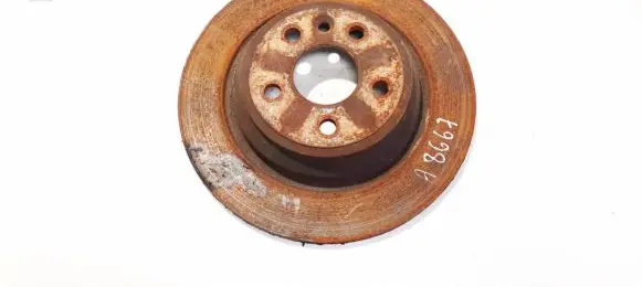 Ford Kuga I Rear brake disc neventiliuojamas