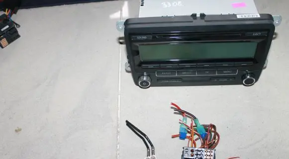 Volkswagen Touran II Sound system wiring loom 3B7035444A